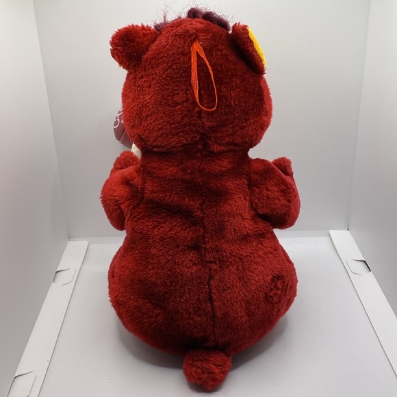 Vintage Nanco Tootsie Roll Pop Raspberry Plush Stuffed Animal Bear 1999 - Picture 6 of 14